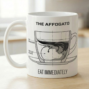 Taza De Café Receta de Postre de Café Affogato Comer Inmediatam