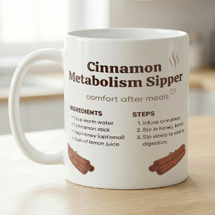 Taza De Café Receta de Té Caliente con Canela Después de la Cen
