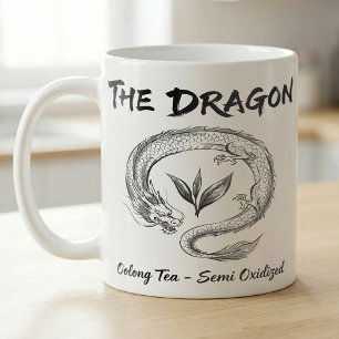 Taza De Café Receta de Té de Dragón Oolong Semi Oxidado