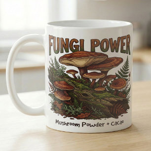 Taza De Café Receta de Té de Hongo Amante de Fungi Power