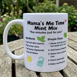 Taza De Café Receta de Té de Menta para Descanso en Miniatura d