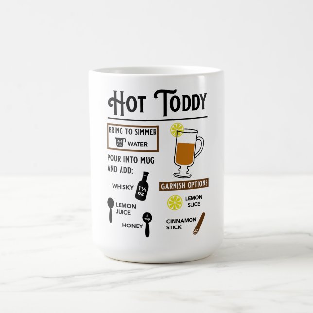 Taza De Café Receta de Toddy caliente (Centro)