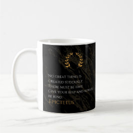 Taza De Café Receta para la grandeza de Epictetus