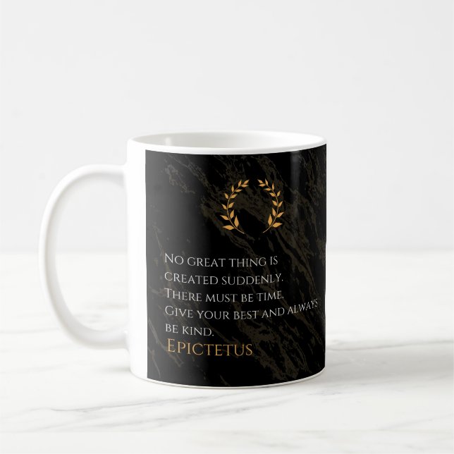 Taza De Café Receta para la grandeza de Epictetus (Izquierda)