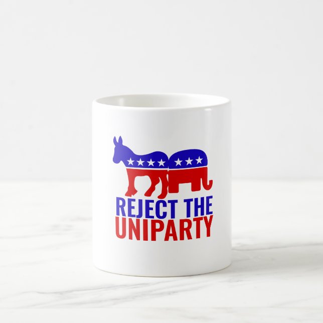 Taza De Café Rechazar Uniparty (Centro)