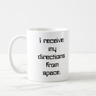 Taza De Café Recibo mis direcciones de espacio….