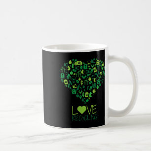 Taza De Café Reciclaje de la energía renovable y el ampollas pa