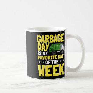 Taza De Café Reciclaje Garge Truck Collection Trash Recycle Ear