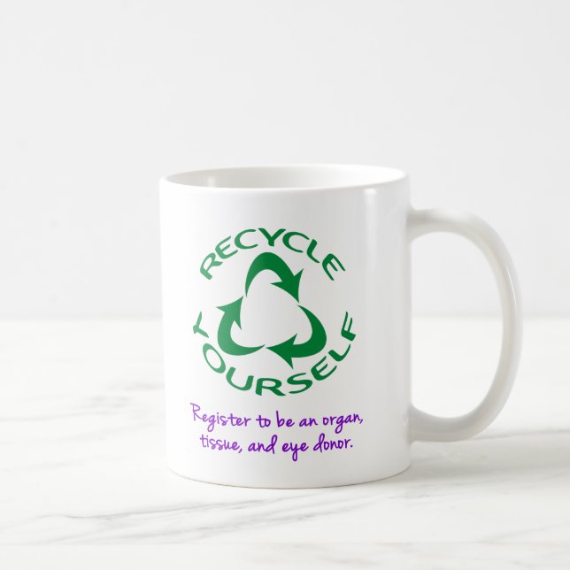 Taza De Café Reciclarse (Derecha)