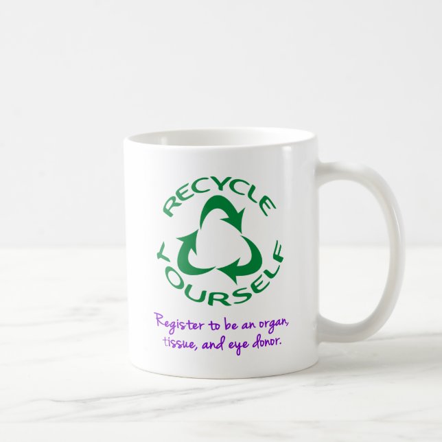 Taza De Café Reciclarse (Derecha)