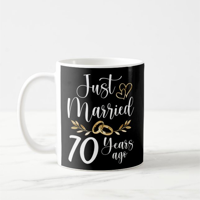 Taza De Café Recién Casado Hace 70 Años, Boda Ann (Izquierda)