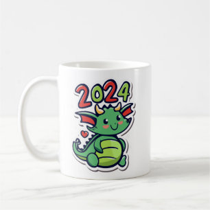 Taza De Café Recién nacido en Cute Dragon 2024