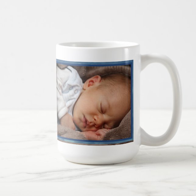 Taza De Café Recién nacido personalizado / tía tío abuelo... (Derecha)