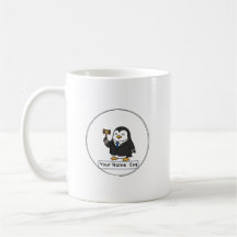 Recipiente Cerámico de Pingüino Esq. Abogado Perso