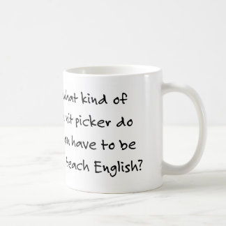 Taza De Café Recogedor inglés del liendre