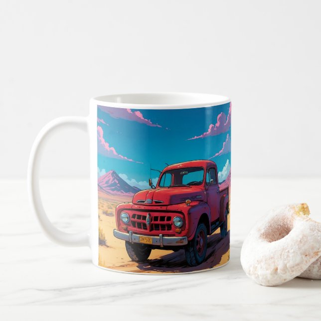 Taza De Café Recogida clásica estadounidense (Con donut)