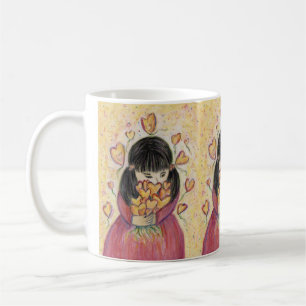 Taza De Café Recolección de corazones de amor Arte Café