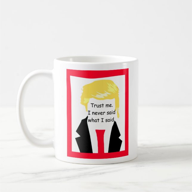 Taza De Café Recolección de recuerdos de anti Trump (Izquierda)
