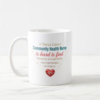 Taza De Café Reconocimiento a la Enfermera de Salud Comunitaria