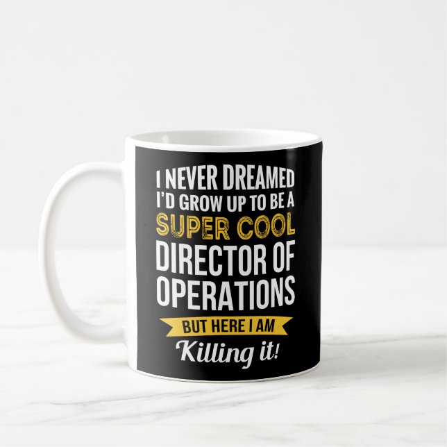 Taza De Café Reconocimiento Del Director De Operaciones (Izquierda)