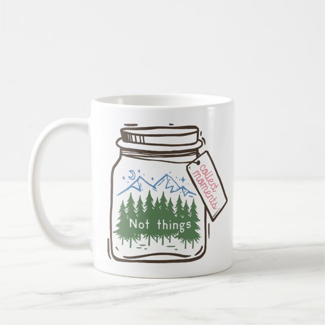 Taza De Café Recopilar momentos de la cita de Guay Camping (Izquierda)
