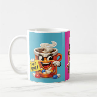 Taza De Café Recordatorio de Color para Tomar tus Pastillas