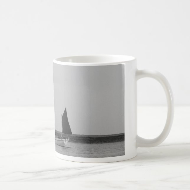 Taza De Café Recordatorio de Gabarra de Vela (Derecha)