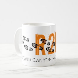 Taza De Café Recorrido de botes de senderismo R2R Gran Cañón Re