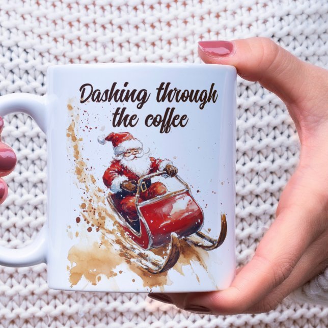 Taza De Café Recorriendo a los Navidades blancos del café (Subido por el creador)