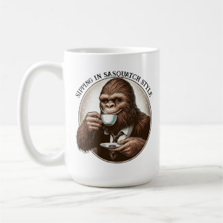 Taza De Café Recorriendo el estilo Sasquatch