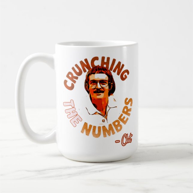 Taza De Café Recortando los números (Izquierda)