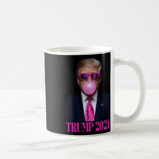 Taza De Café Recorte divertido del voto del presidente de Trump (Derecha)