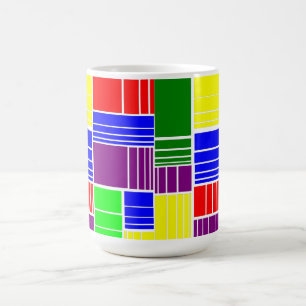 Taza De Café Rectángulos divididos