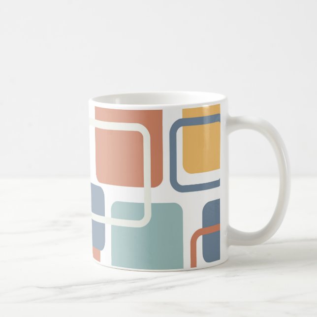 Taza De Café Rectángulos modernos 3 de Eames (Derecha)