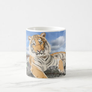 Taza De Café Rectificación del café tigre