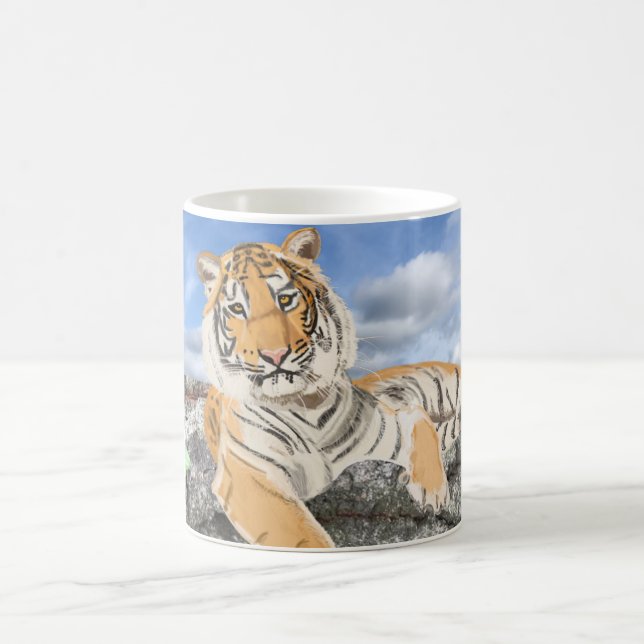 Taza De Café Rectificación del café tigre (Centro)
