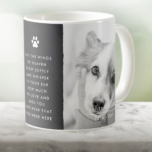 Taza De Café Recuento a memoria de mascotas Cita de fotografía 