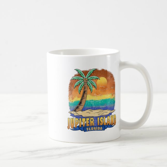 Taza De Café Recuento de problemas de época de la isla de Júpit (Derecha)