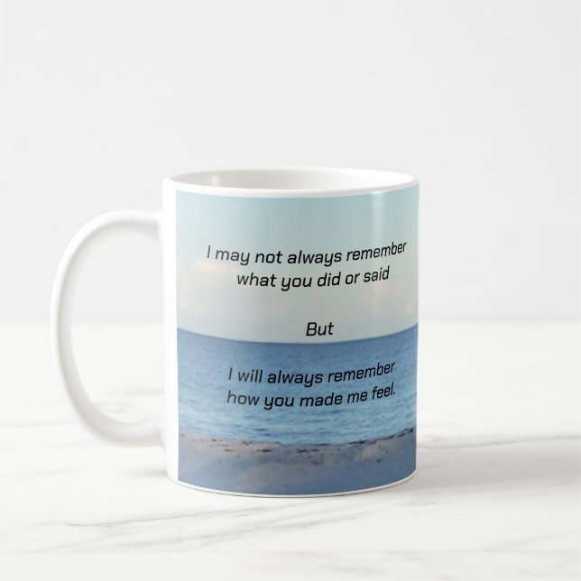 Taza De Café "Recuerde siempre" (Izquierda)