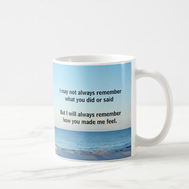 Taza De Café "Recuerde siempre" (Derecha)