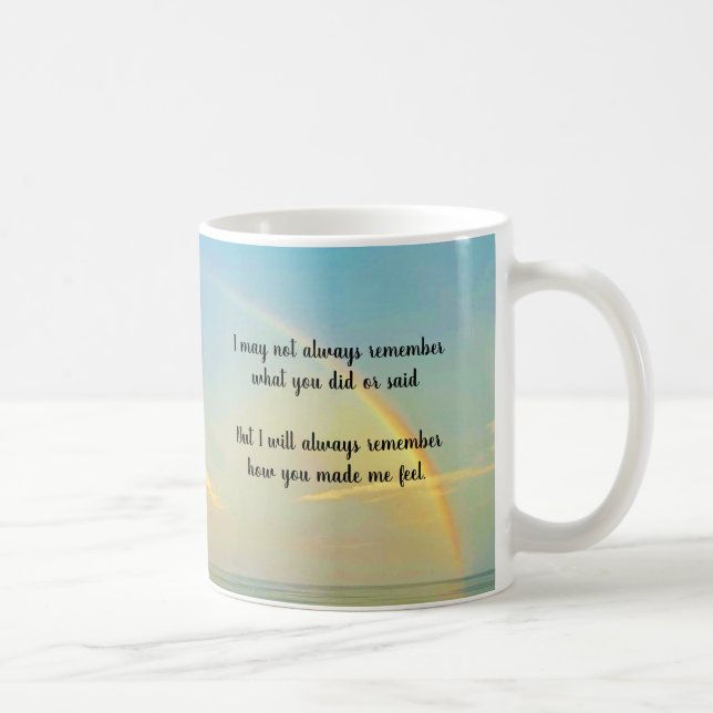 Taza De Café "Recuerde siempre" (Derecha)