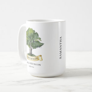 Taza De Café Recuerdo Árbol de Primos para Reunión Familiar Per