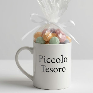 Taza De Café Recuerdo Chic de Baby Shower Piccolo Tesoro