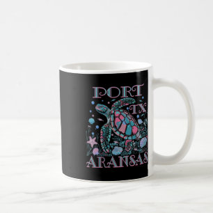 Taza De Café Recuerdo Colorido de Playa Amante de Tortugas Port