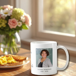 Taza De Café Recuerdo conmemorativo de foto simple moderno