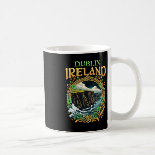 Taza De Café Recuerdo de acantilados marinos de Dublín Irlanda