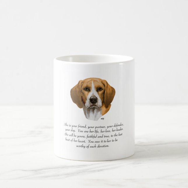 Taza De Café Recuerdo de Beagle (Centro)
