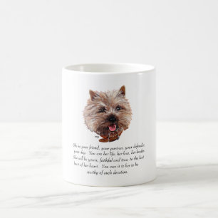 Taza De Café Recuerdo de Cairn Terrier - HEMBRA