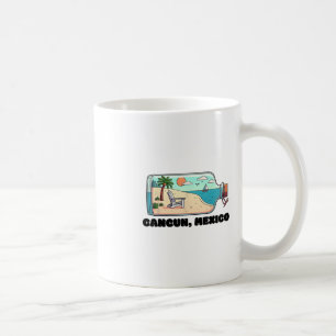Taza De Café Recuerdo de Cancún México para Familia Coincidente