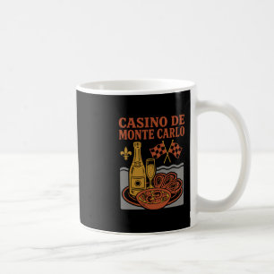 Taza De Café Recuerdo de Casino De Monte Carlo Mónaco Comida Y